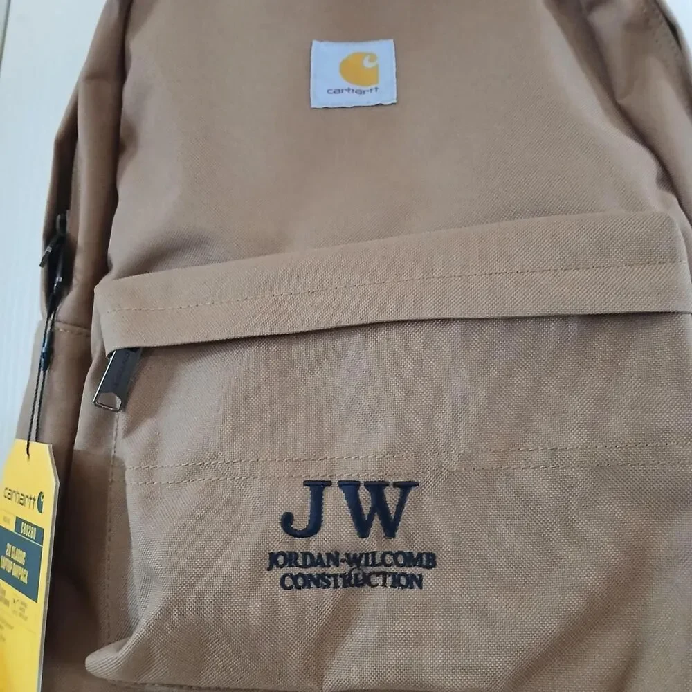 NWT Carhartt Brown JW Construction 21L Classic Laptop Dayback Backpack Gorpcore